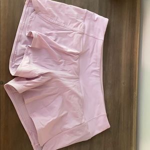 Light purple lululemon speed shorts size 6